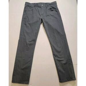 7 Diamonds Clifton Slim Straight pants Gray 32/30 midrise stretch golf classic